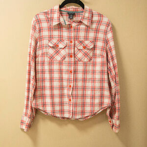3 for $10 Rue21 Plaid Long Sleeve Button Down Top